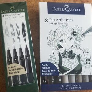 New FABER-CASTELL PIT ARTISTS PENS 2